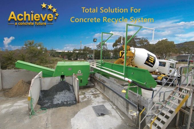 CR-150コンクリートはシステム具体的な再資源業者の準備ができた組合せの回収器をリサイクルする